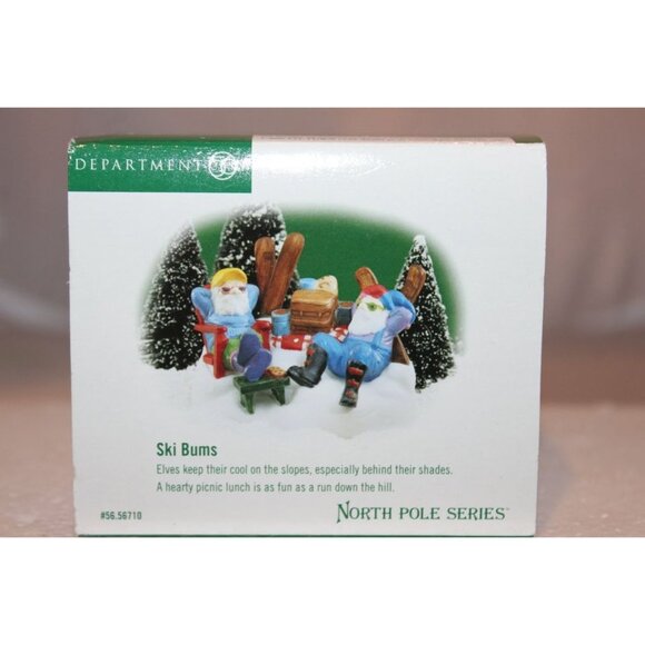Dept 56 North Pole Village - Ski Bums - Picture 3 of 4